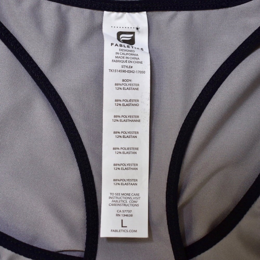 Fabletics Graphic Racerback Tank Top - Picture 4 of 4